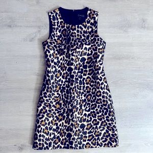J. Crew Animal Print Sheath Dress Size 4